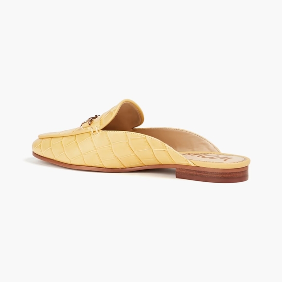 SAM EDELMAN CROC EFFECT HORSEBIT LOAFER/ MULE 8.5 - Picture 3 of 6